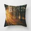 Sunshine Forest Landscape Printed Throw Pillow Cover Sofa Decoration Car Office Seat Cushion  Room Home Decor