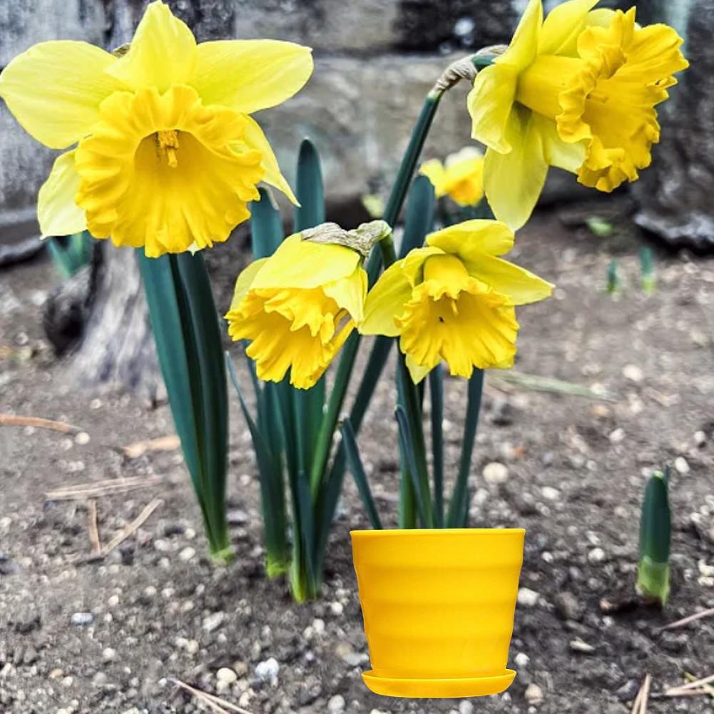 Горшок для цветов с дренажом Имитация цветочных горшков Стильные кашпо