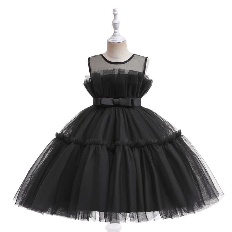 Girls Princess Tulle Party Dress Kids Formal Gown 4-7 Years Old