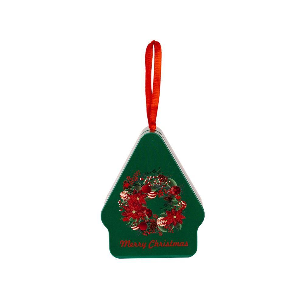 Cartoon Pattern Christmas Printing Tinplate Box Decorative Christmas Tinplate Gifts Boxes  Holiday