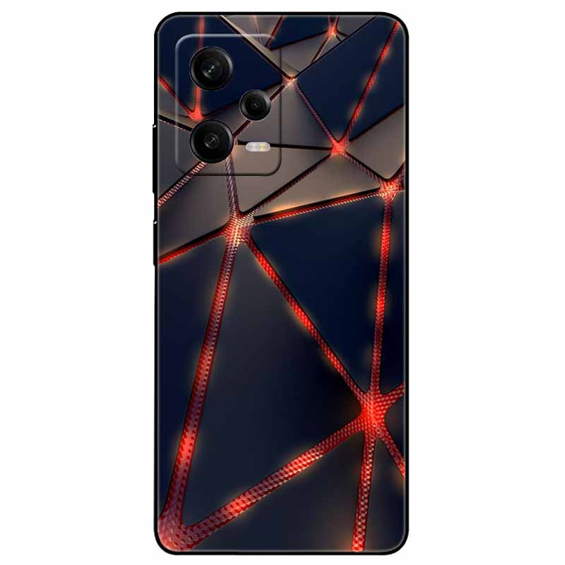 Чехол для Redmi Note 12 Pro 5G Чехлы Note12 ТПУ Черный Силиконовый Звездный Чехол для Xiaomi Redmi Note 12 Pro+ 5G Plus Мультяшный Мягкий