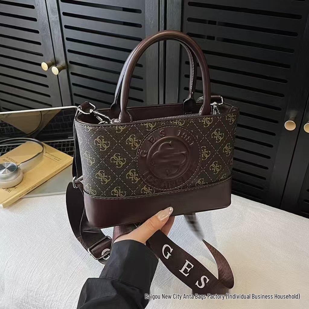 Взрывная новая сумочка: Женская стильная сумка кроссбоди с принтом и универсальным широким плечевым ремнем