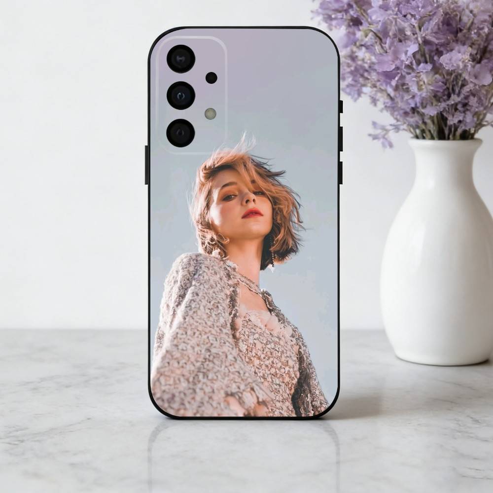 Яркий чехол для телефона с изображением актрисы E-Emma M-Myers для Samsung Galaxy A73, A72, A71, A70, A53, A52, A51, Мягкий силиконовый черный чехол