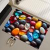 Colorful Stone 3D Mat For Bathroom Fashion Floor Toilet Rugs Bedroom Soft Carpet Kitchen Rug
