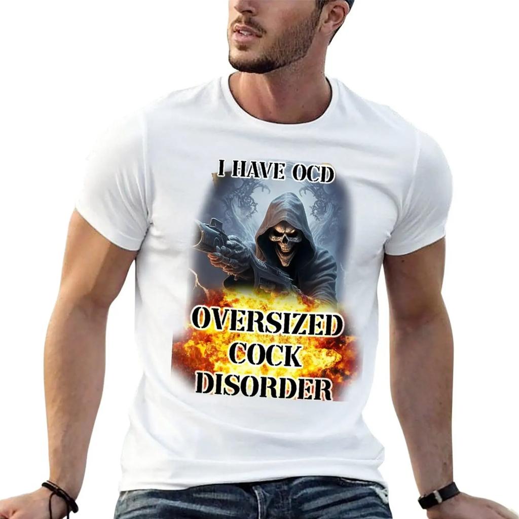 New i have ocd ver 2 T-Shirt Anime t-shirt t shirt man plain black t shirts men