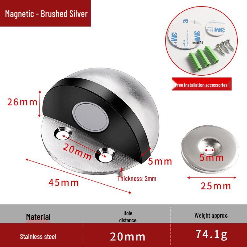 Резиновый дверной стопор без сверления, противоударный, для стеклянных дверей - Без отверстий, противовзломный, дизайн в виде черепахи
