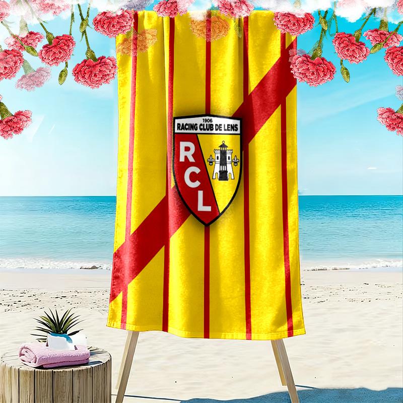 RC Lens Print Beach Towel, Large Soft Quick Dry Towel for Beach Camping Swimming