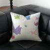 Warm paper cranes Cushion Cover Pillow Case Antidustmite Invisible zipper silky plush cushion