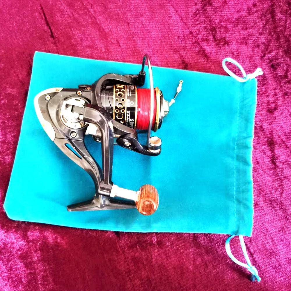 Wheel Bag Fishing Wheel Storage Fishing Reel Bag Raft Fishing Wheel Bag Drawstring Reel Pouch