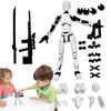 Multi-Jointed Movable Shapeshift Robot With Women'S Accessories 3D Printed Mannequin Dummy 13 Action Figures Toys Kids Adults