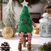 1PC Plush Cute Doll Ornament Home Christmas Tree Doll Christmas Decorations Long Leg Kids Gifts Table Decoration New Year 4 Colors