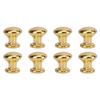 8pcs 1:12 Scale Miniature Round Head Pull Handle Metal Simple Style Dollhouse Door Handle Knobs