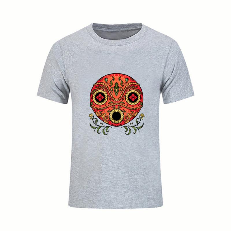 Designer Men T Shirt Funny Dia De Los Mononoke 3D Printed Male Top Tees