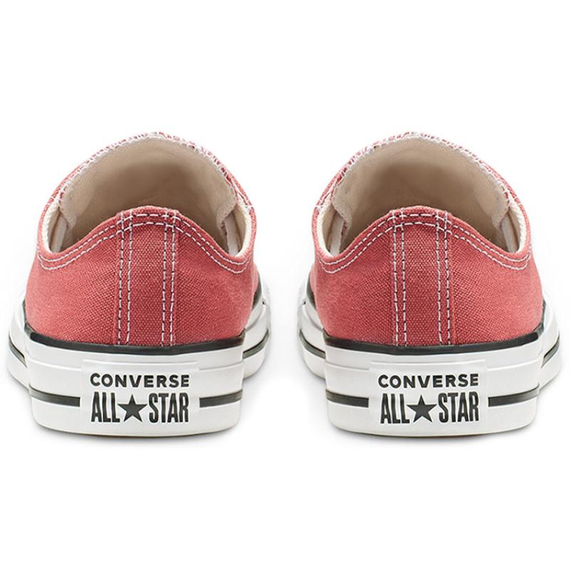 Converse Chuck Taylor All Star comfortable and versatile low-top canvas shoes unisex red and white