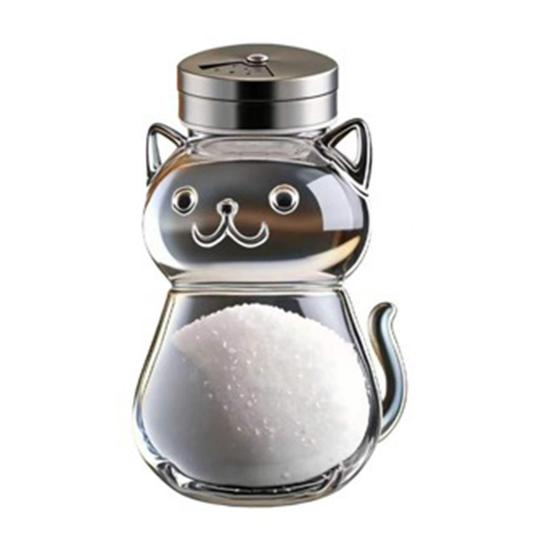 Salt And Pepper Shakers with Stainless Steel Lids Reusable Spice Jars Clear Easy-Fill Spice Storage Organizer for Kitchen Camping