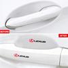 8Pcs Car Door Bowl Handle Protective Sticker Anti-collision Strip For Lexus F SPORT ES RX NX LS UX LM LX GX LC RZ IS CT GS RC HSJT3 