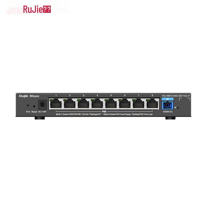 Ruijie RG-NBF2100S-8GT1SC-P Layer 2 Managed PoE Switch
