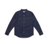 Levis Повседневная Джинсовая Рубашка с Длинным Рукавом из Чистого Хлопка Мужская Рубашка Синяя 85745-0002
