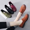 New Women Leather Shoes Loafers Soft Leisure Flats Female Casual Suede Fabric Shoes