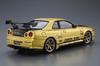 Aoshima Bunka Kyozai The Tuned Car Top Secret BNR34 Skyline Масштабная пластиковая модель Сборный комплект ООО. (АОСИМА) GT-R '99 (Nissan) 1/24