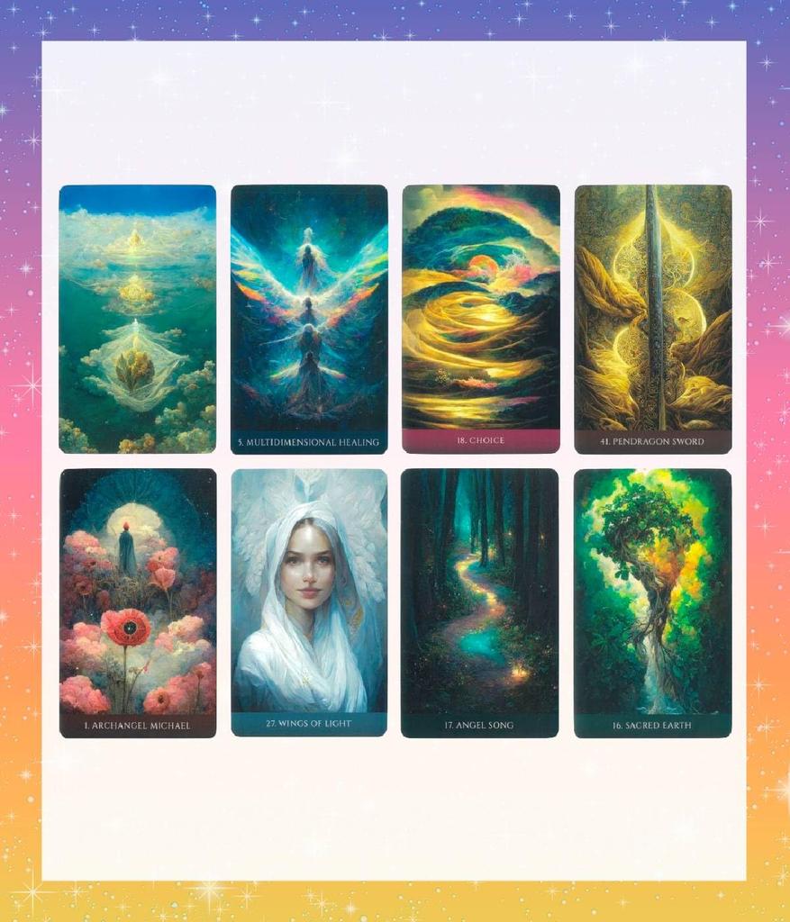 Blue Angel Oracle Tarot Cards (Japanese Version) with 80-page Japanese Instruction Manual [Authentic]