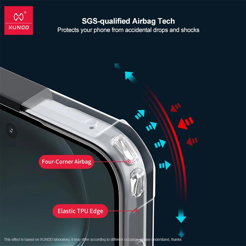 XUNDD For OnePlus Ace 6 Case For One Plus Ace6 Casing Luxury Shockproof Transparent Anti Fingerprint Back Cover With Rotatable Magnetic Holder