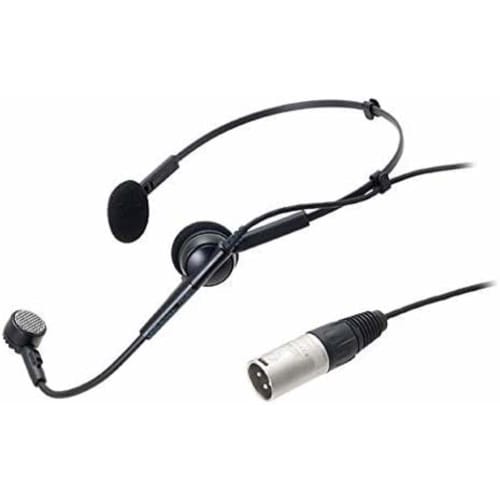 Audio-Technica PRO8HE Dynamic Microphone / Headset / Hypercardioid / Windscreen Included / XLR Output PRO8HE Black