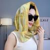 Sun-Resistant Baotou Hat Simulation Silk Headscarf Fashion Hijab Cap  Women