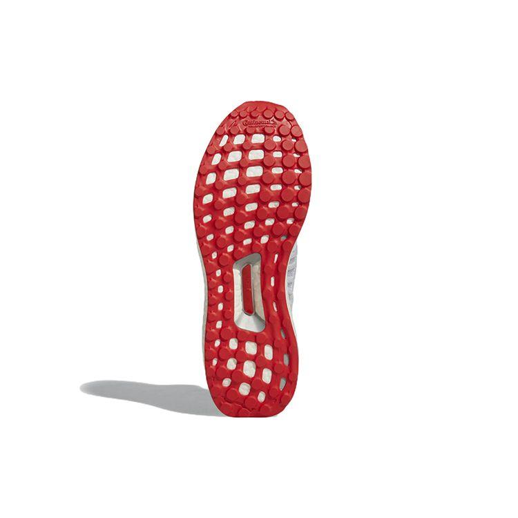 adidas UltraBoost Climacool 2 DNA White Vivid Red Мужские кроссовки Cloud-White Core-Black GY5373