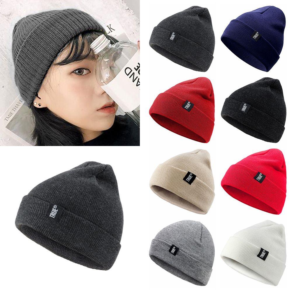 Navy Style Skullcap For Men Women Cuffed Beanies Warm Knit Hats Ski Baggy Hat Slouchy Beanie Hat