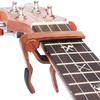 WINGO Capo Professional Ukulele Capo Soprano Concert Rosewood One-touch Baritone, Color.