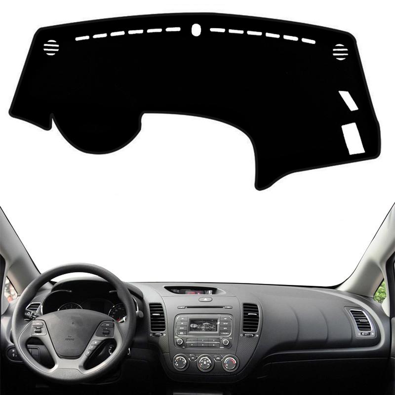 Стайлинг автомобиля для KIA Forte Cerato K3 Vivaro 2013-2015 2016 2017 2018 Накладка на приборную панель Коврик на панель Защита от солнца Защита ковра Анти-УФ