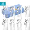 Stainless Steel Steak Knife, Fork and Spoon Tableware 32-Piece Set Suit Western Tableware 8-Person Tableware