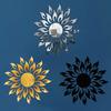 3D Sun Flower Mirror Effect Wall Sticker Art Living Room Home Decal Mural Decor
