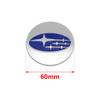 4PCS 60mm Car Wheel Center Covers Hub Caps Emblem for Subaru Models - Fits XV WRC WRX BRZ Forester Tribeca Impreza Legacy Outbac