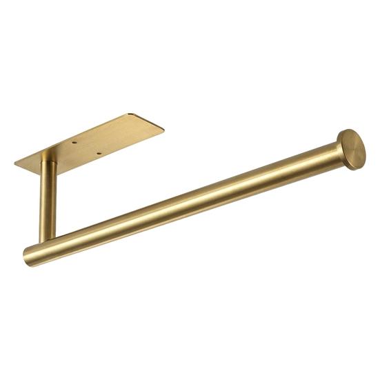 1 комплект, держатель для банных полотенец, самоклеящийся держатель из нержавеющей стали для домашнего общежития под шкафом, держатель для бумажных полотенец для отеля