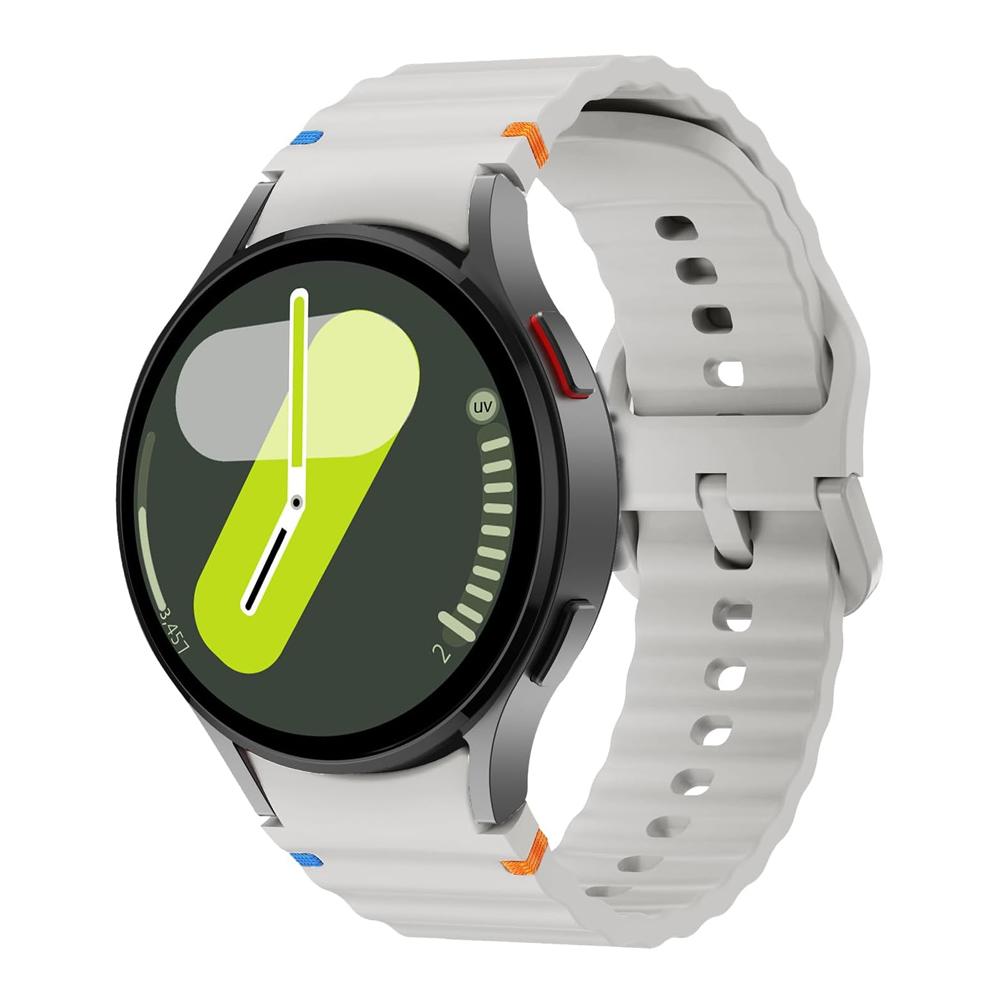 Спортивные ремешки для Samsung Galaxy watch 4/5/6/7/6 classic 44мм 40мм 2 шт. Оригинальный силиконовый браслет correa Galaxy watch 7 Band