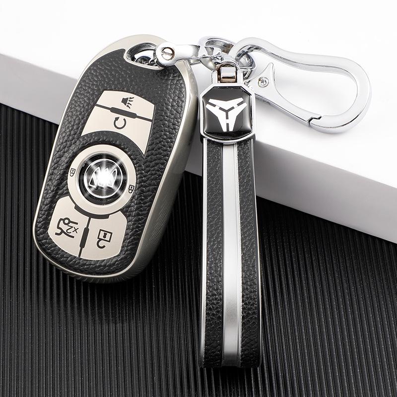 Кожаный чехол для ключей для моделей Buick Envision, New Regal 21, LaCrosse, GL6 - Унисекс-дизайн