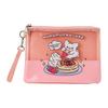 Sanrio HANAMARUOBAKE Flat Pouch Pink (Pastel Sweets Pop) Japan NEW