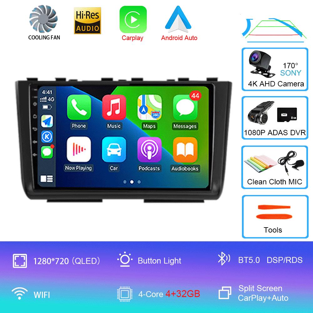 Автомобильное радио Android 14 Carplay для Hyundai Creta 2 IX25 2020 2021 Мультимедийный видеоплеер Навигация GPS Стерео Головное устройство Нет 2din