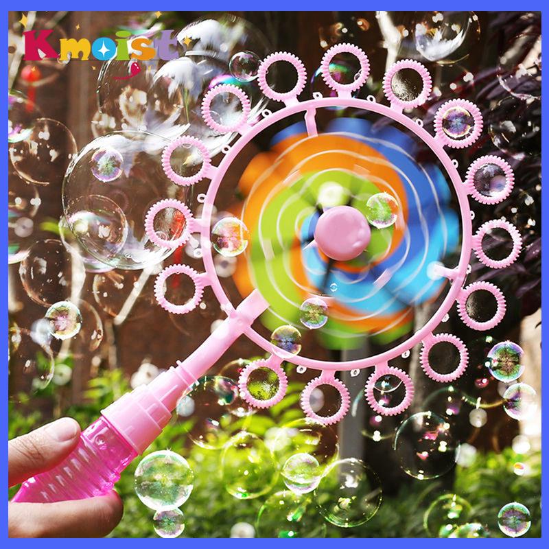 Ручная машина для выдувания пузырей, детская ручная ветряная мельница, ручная автоматическая водяная пушка для пузырей, летние уличные игрушки, детские подарки