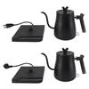 Electric Gooseneck Kettle 800ml 1000W Rapid Heating Stainless Steel Pour Over Kettle for Home Office