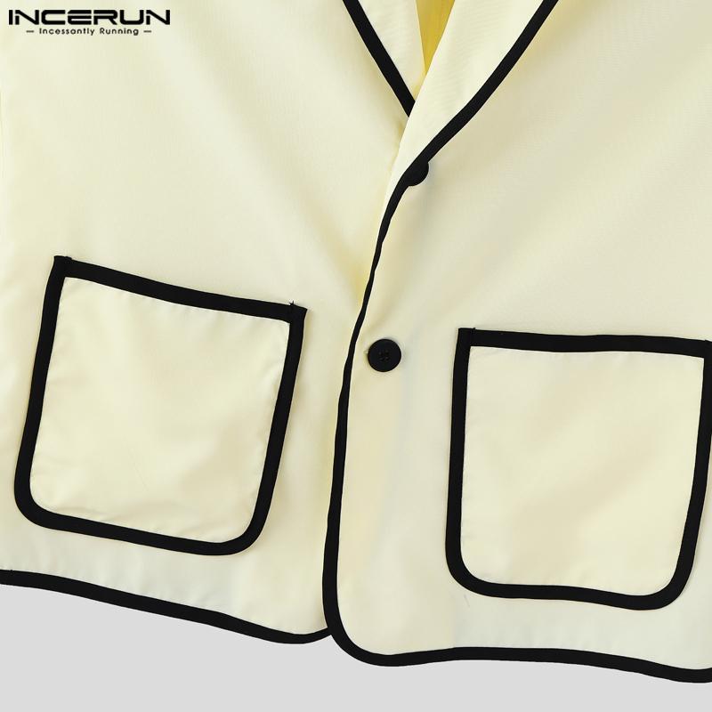 INCERUN Мужской стеганый безрукавный жилет на пуговицах и комплекты длинных прямых брюк