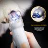 LED Pet Nail Trimmer Lighted Pet Nail Clippers with Magnifying Glass Curved Half-Moon Clippers