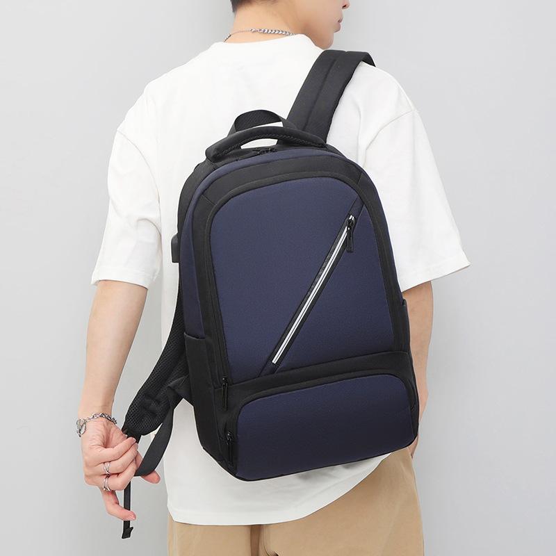 Новый унисекс однотонный водонепроницаемый и дышащий деловой модный повседневный универсальный рюкзак для повседневного использования
