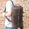 Винтажная сумка через плечо из натуральной кожи Crazy Horse, большая вместимость, мужская дорожная сумка, сумка через плечо из коровьей кожи