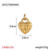 3 шт./лот CARLIDANA Позолоченная нержавеющая сталь 18K Подвески в форме капли масла и сердца для DIY Браслетов, Ожерелий, Изготовления украшений
