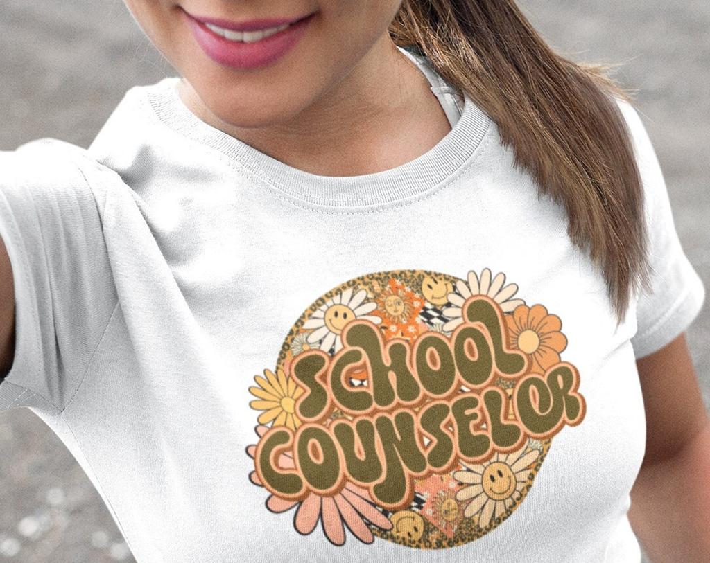 guidance counselor shirt, school counselor tee, counselor shirt, counselor gift, school psychologist, therapist shirt, retro teacher shirt,