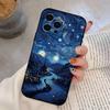 Чехол для телефона 'Звездная ночь' Ван Гога Для iPhone 17,16,15,14,13,12,11 Plus,Pro Max,XS,Мягкий силиконовый черный чехол
