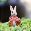 Outdoor Rustic Cute Rabbit Resin Crafts Animal Succulent Planter Decorative Figurine For Garden Yard Home Decor